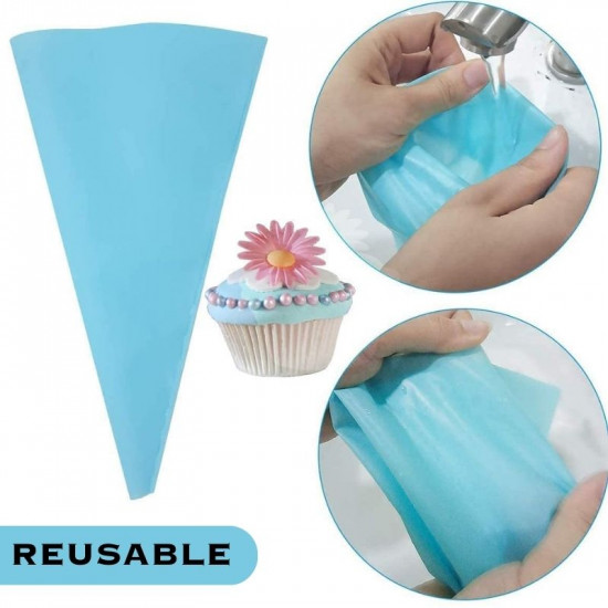 Silicone piping bag outlet set